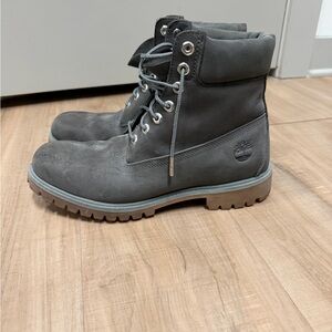 Timberland Men's Charcoal Lace-Up Boots